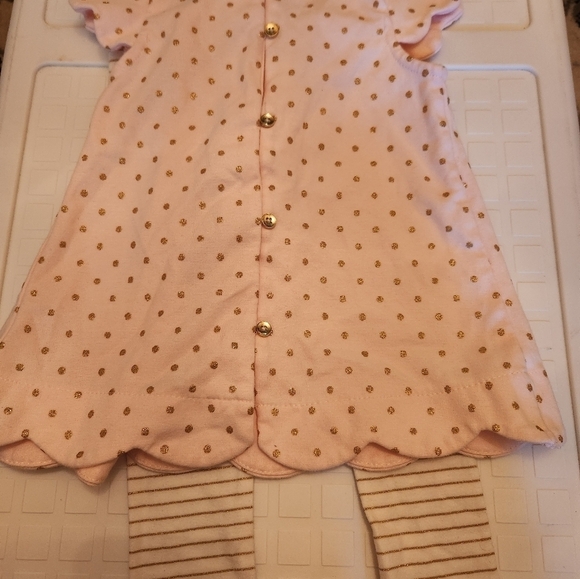 Tahari baby dress and leggings set - Picture 6 of 7